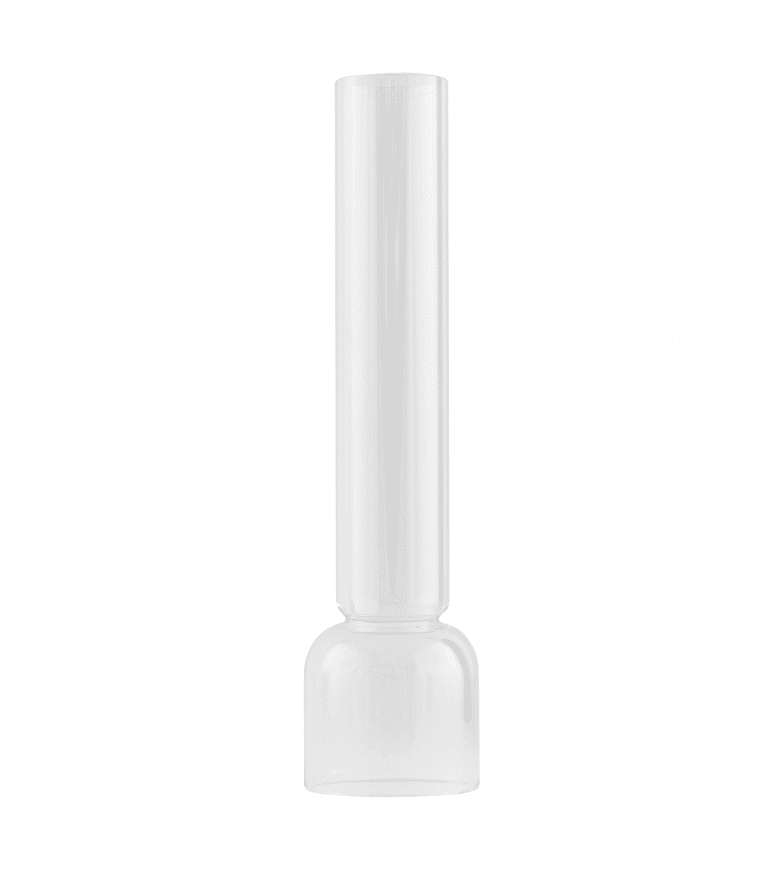 Lamp Chimney 14''' - short Transparent Von Karlskrona lampfabrik - Runde Brenner bestehen aus hitzebest&auml;ndigem Borosilikatglas.