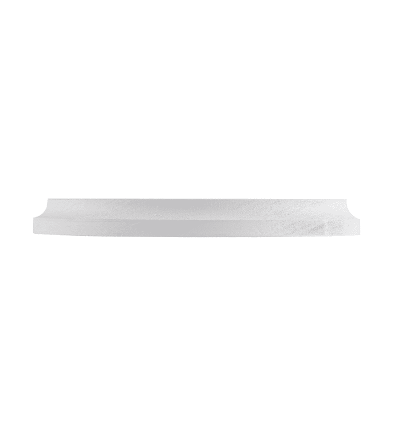 Spacer Plate Without Cable Slot Weiß Von Karlskrona lampfabrik - Die Distanzplatte hat keine Schraublöcher, sondern wird hinter die Montageplatte der Leuchte geklemmt.