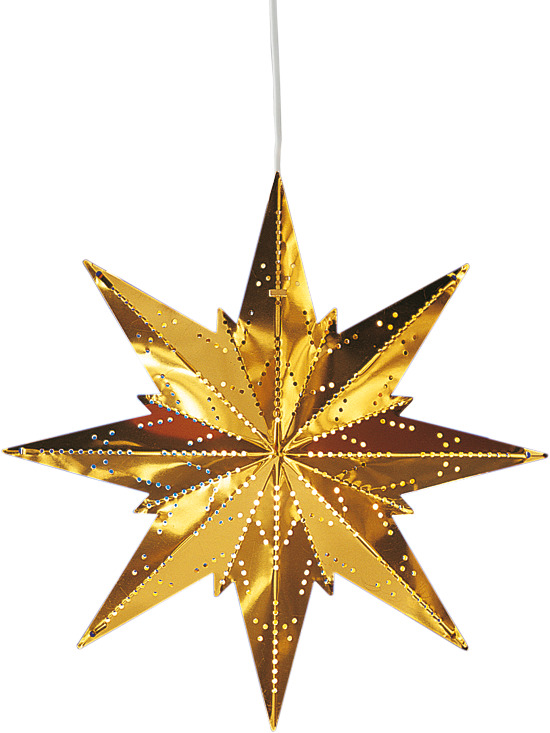 Mini Ø25 Messing Von Star Trading - Wundersch&ouml;ner Adventsstern, der eine wundervolle Weihnachtsstimmung im Zuhause verbreitet.