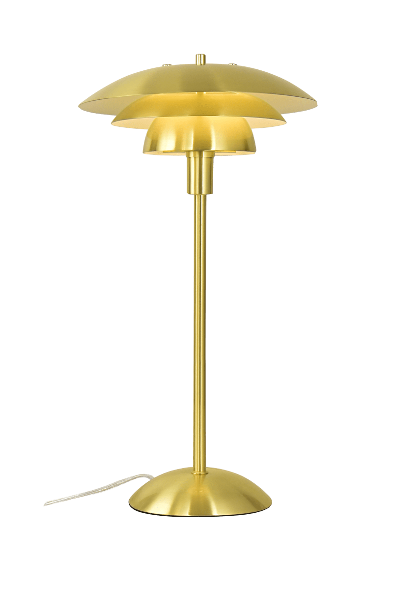 Zoombild von Epsilon 47cm Messing tischlampe Von Aneta Lighting - Kabel, Netzschalter und Stecker sind im Lieferumfang enthalten.