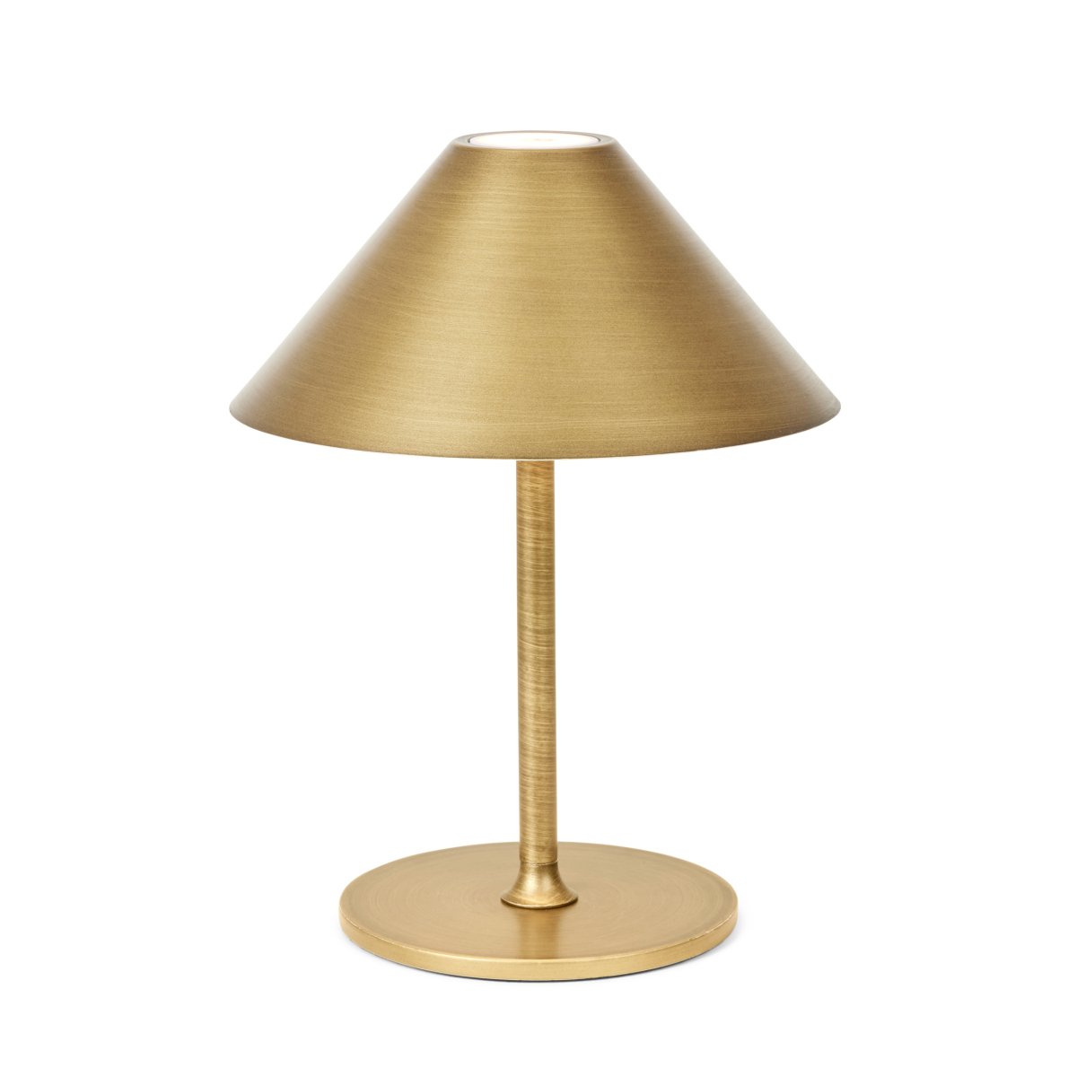 Hygge 25cm Antikes Messing tragbare Von Halo Design - Es hat die Schutzart IP54 und ist daher f&uuml;r den Einsatz im Innen- und Au&szlig;enbereich geeignet (es sollte jedoch im Innenbereich gelagert und aufgeladen werden).