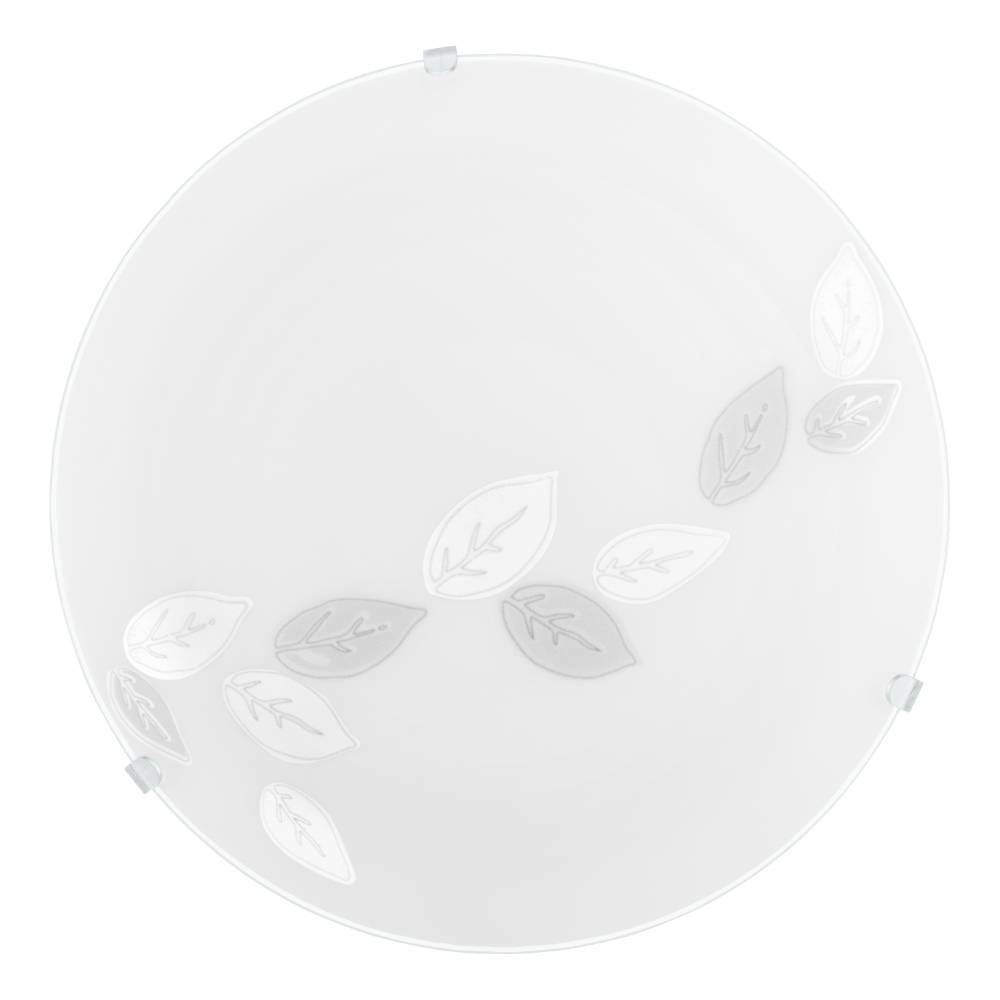 Mars Ø25 Weiß deckenleuchte Von Eglo - Durch das dekorative Design mit dezenten Blattdetails fügt sich die Leuchte in die meisten Innenräume ein und vermittelt gleichzeitig einen frischen und harmonischen Eindruck.