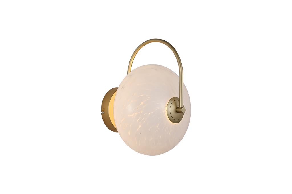 Confetti Ø25 Gold wandlampe Von Searchlight - Die elegante Wandleuchte Confetti sorgt für ein sanftes und stimmungsvolles Licht.