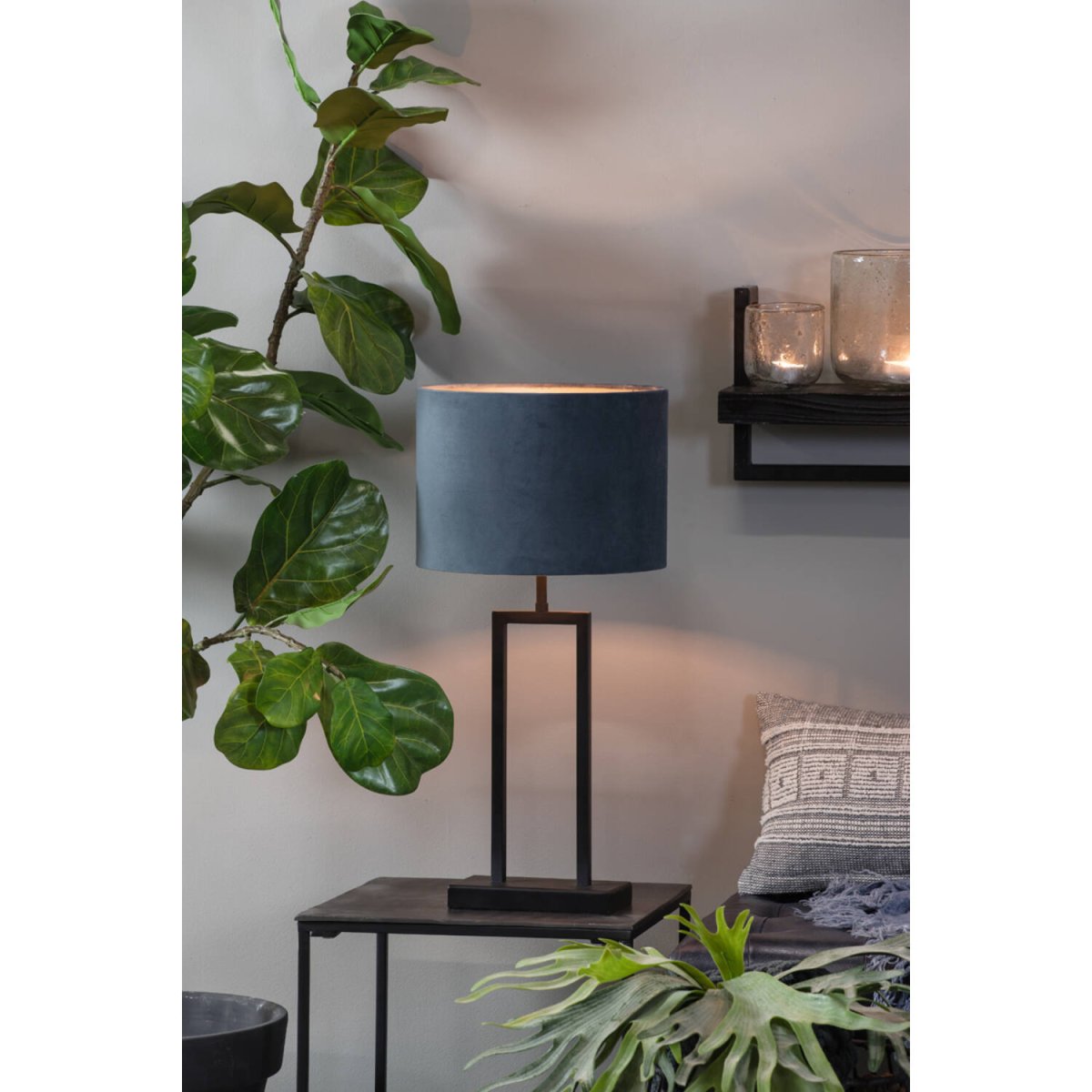 Shiva 40cm Schwarz lampenfuß Von Light & Living - 