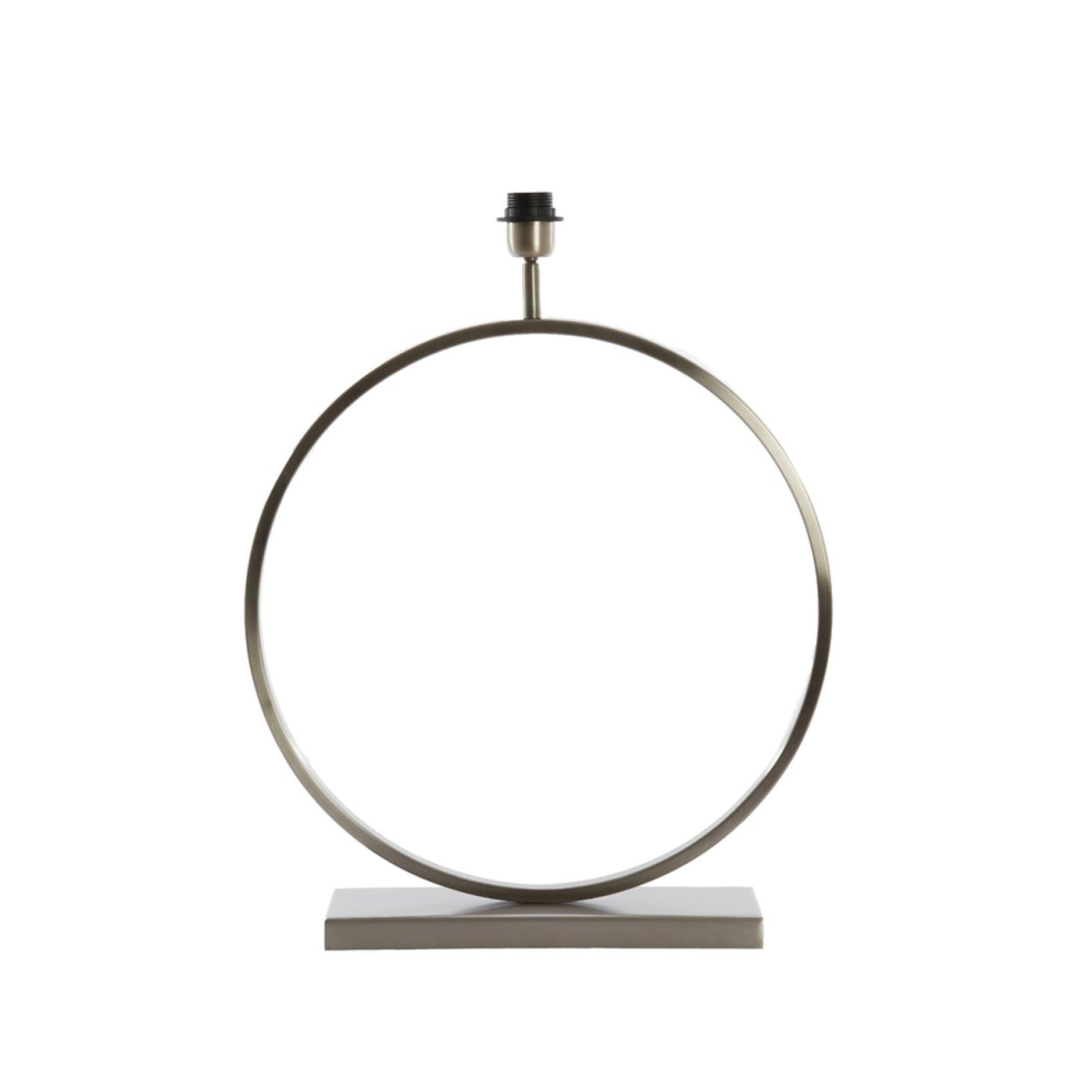 Liva 62cm Silber lampenfuß Von Light & Living - Das stilvolle, runde Design verleiht dem Lampenfuß eine edle und zeitlose Ausstrahlung und sorgt für ein luxuriöses Ambiente in Ihrem Zuhause.