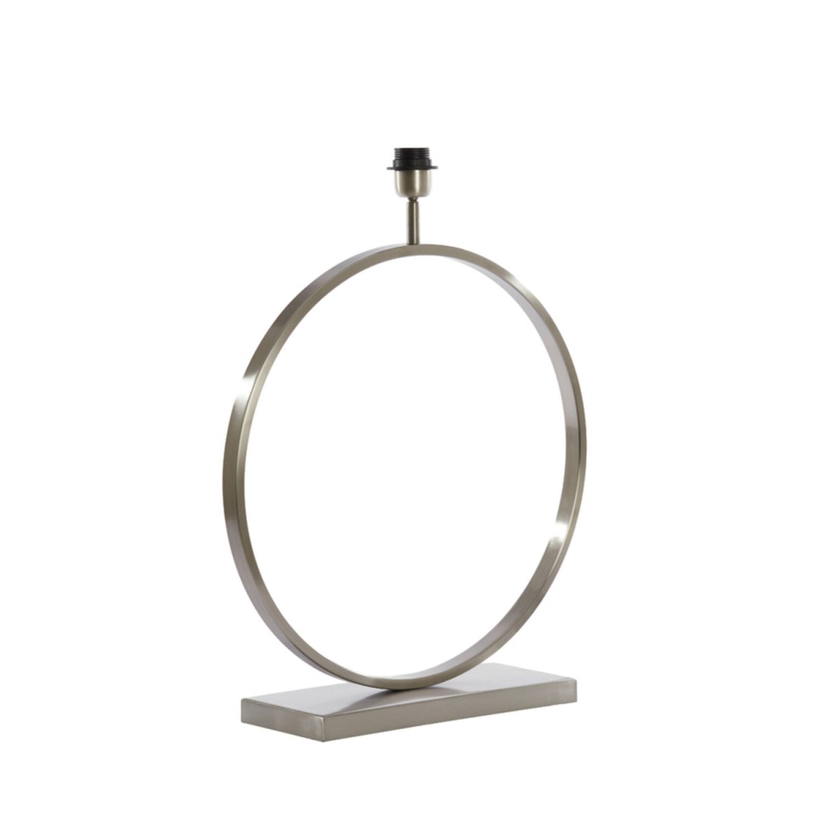 Liva 62cm Silber lampenfuß Von Light & Living - Das stilvolle, runde Design verleiht dem Lampenfuß eine edle und zeitlose Ausstrahlung und sorgt für ein luxuriöses Ambiente in Ihrem Zuhause.