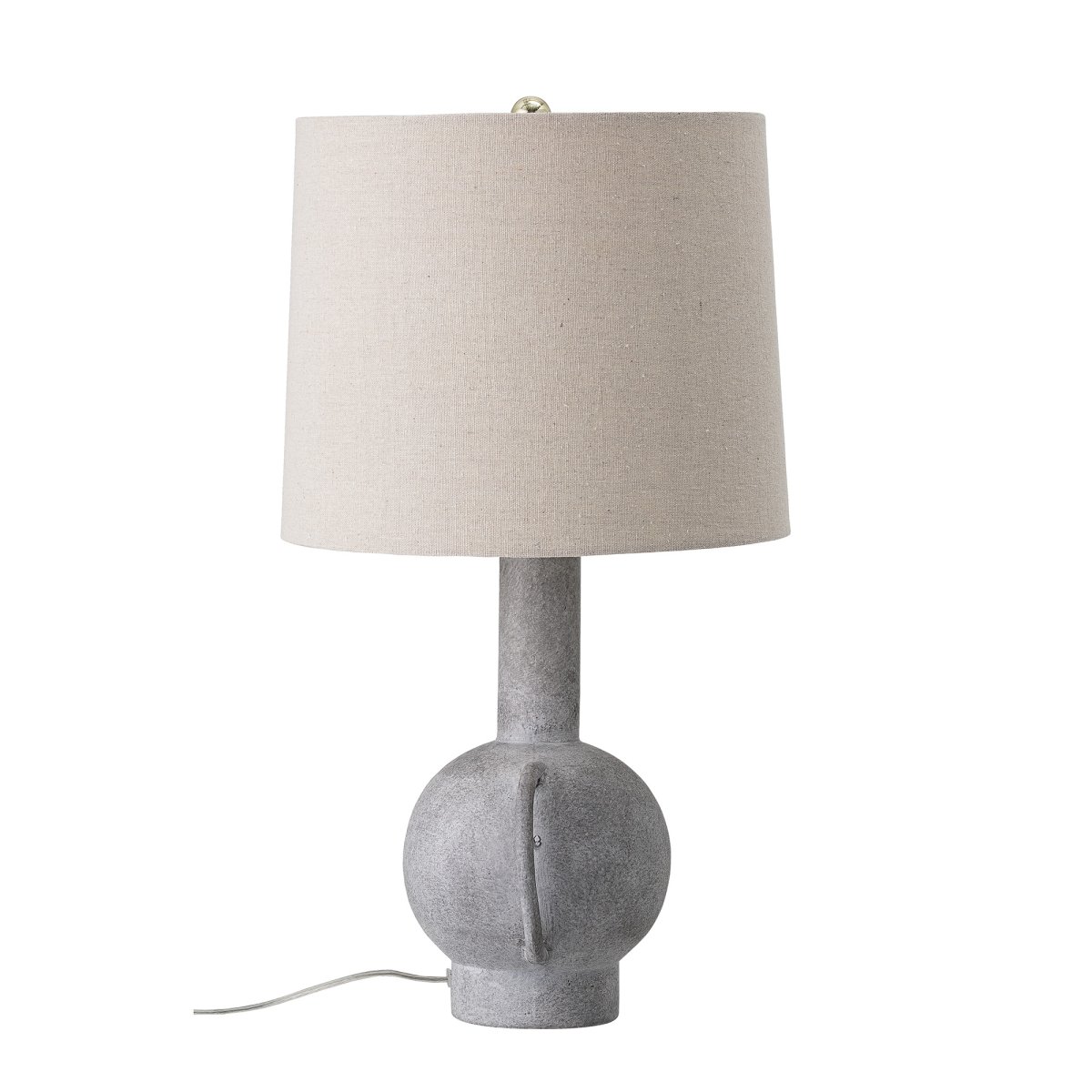 Kean 58cm Grau tischlampe Von Bloomingville - Die Kean Tischleuchte ist eine vielseitige Leuchte aus Terrakotta mit stilvoller nordischer Form und sch&ouml;nem Grauton, die in die meisten Wohnr&auml;ume passt.