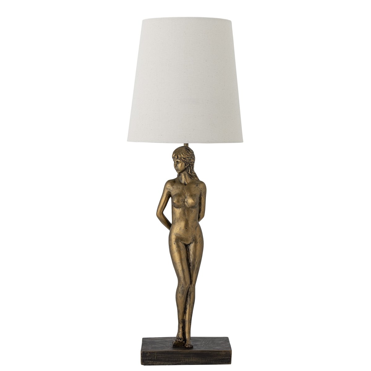 Fabiana 70cm Messing tischlampe Von Bloomingville - Genau solche Details machen ein Zuhause pers&ouml;nlich &ndash; und mit Fabiana erhalten Sie sowohl funktionale Beleuchtung als auch ein dekoratives Element, das der Atmosph&auml;re eine entspannte und fr&ouml;hliche Note verleiht.