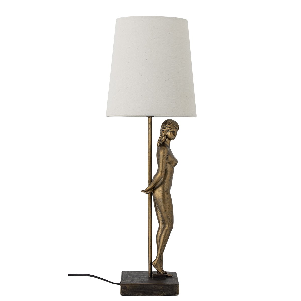 Fabiana 70cm Messing tischlampe Von Bloomingville - Genau solche Details machen ein Zuhause pers&ouml;nlich &ndash; und mit Fabiana erhalten Sie sowohl funktionale Beleuchtung als auch ein dekoratives Element, das der Atmosph&auml;re eine entspannte und fr&ouml;hliche Note verleiht.