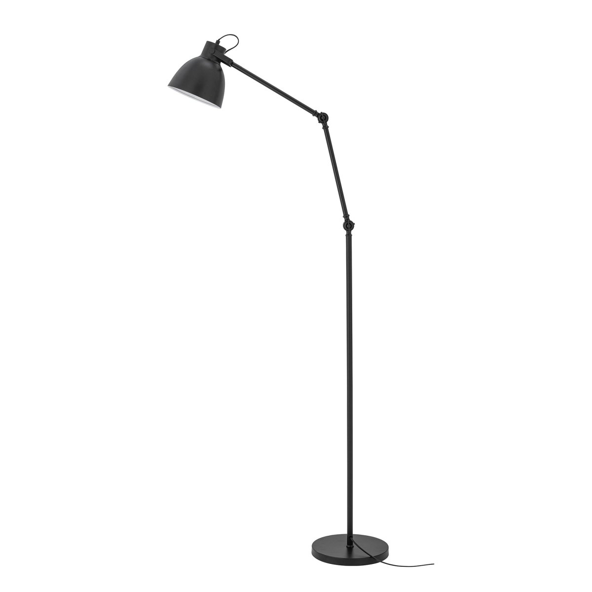Barca Schwarz stehlampe Von Bloomingville - Eine stilvolle und funktionale Leuchte, die klassisches Design mit Flexibilit&auml;t verbindet und sowohl in moderne als auch in traditionelle Einrichtungen passt.