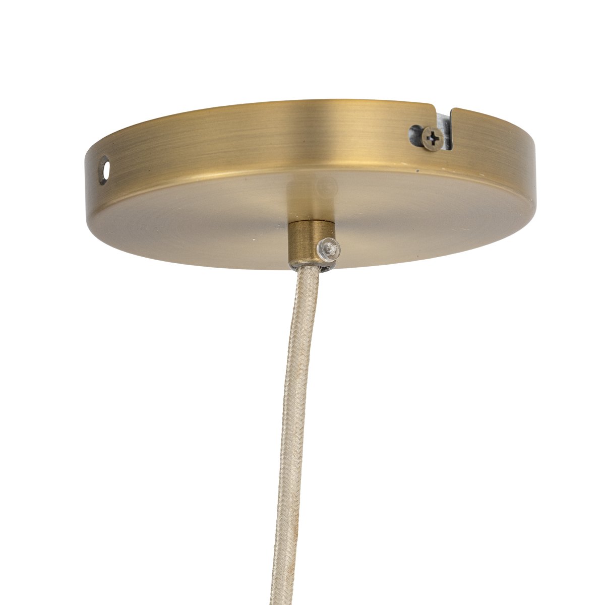 Sille Ø60 Natur hängelampe Von Bloomingville - Mit ihrem weichen Ausdruck und dem erdigen Material verleiht Sille dem Raum W&auml;rme und Struktur &ndash; eine stilvolle Pendelleuchte f&uuml;r alle, die eine harmonische und einladende Atmosph&auml;re schaffen m&ouml;chten.