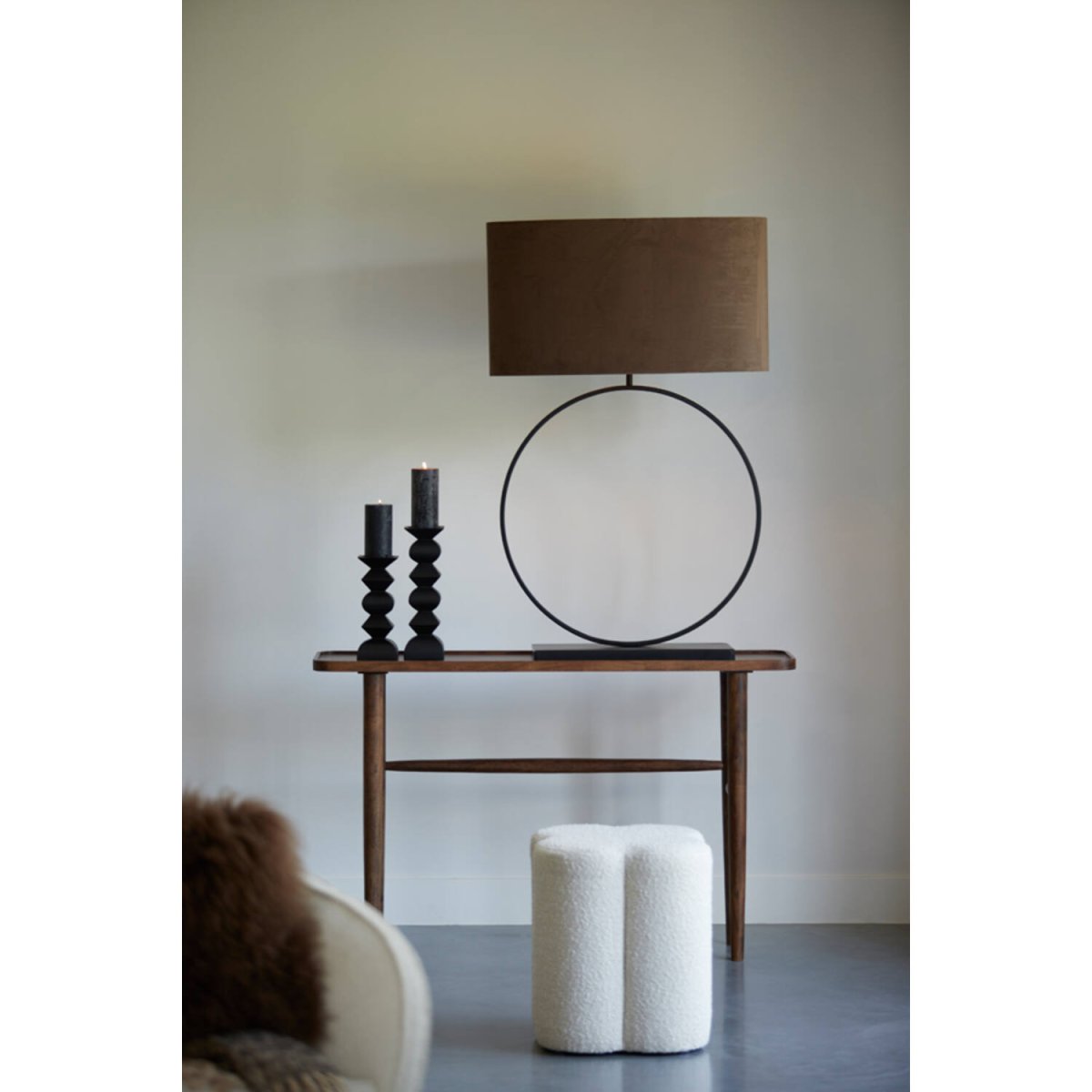 Liva 80cm Schwarz lampenfuß Von Light & Living - 