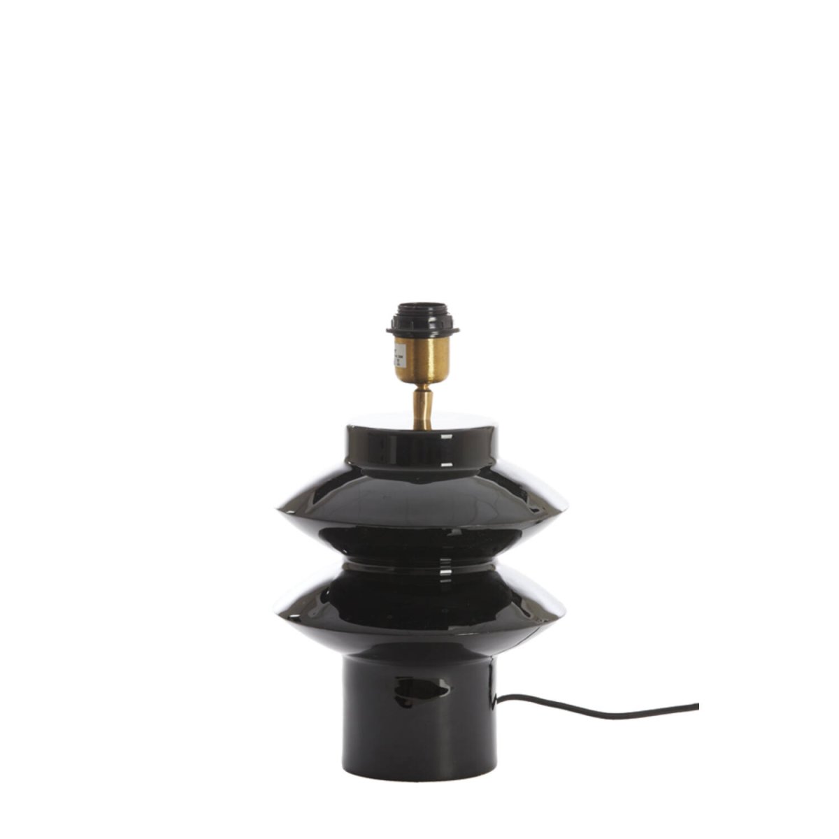 Petch 26cm Schwarz lampenfuß Von Light & Living - 