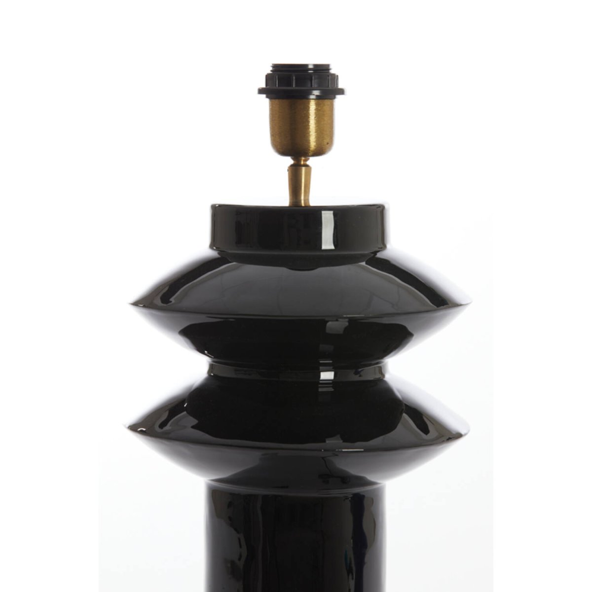 Petch 26cm Schwarz lampenfuß Von Light & Living - 