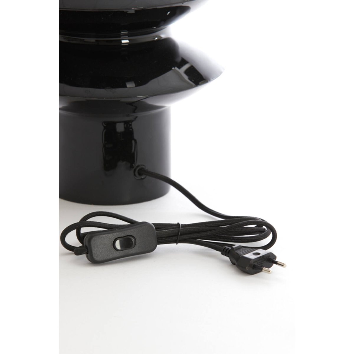 Petch 26cm Schwarz lampenfuß Von Light & Living - 