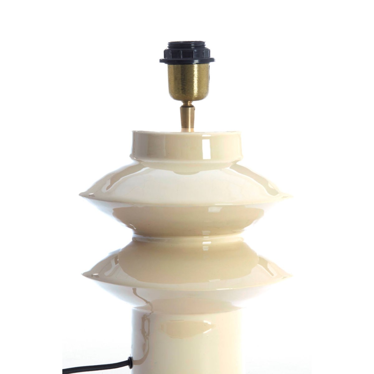 Petch 26cm Greige lampenfuß Von Light & Living - 