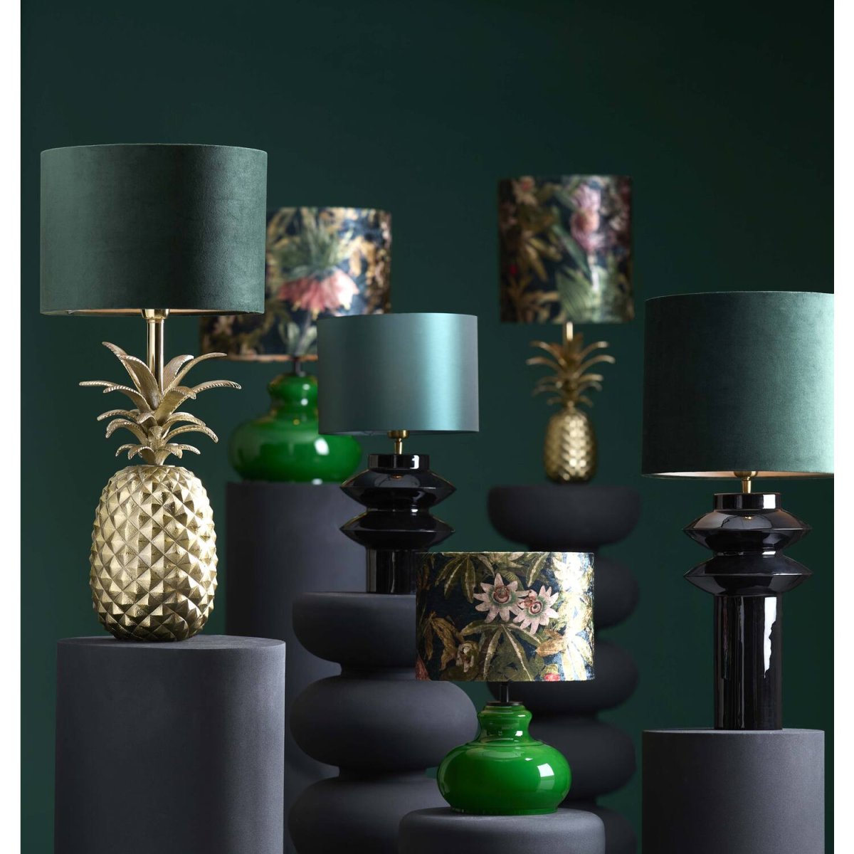 Petch 40cm Schwarz lampenfuß Von Light & Living - 