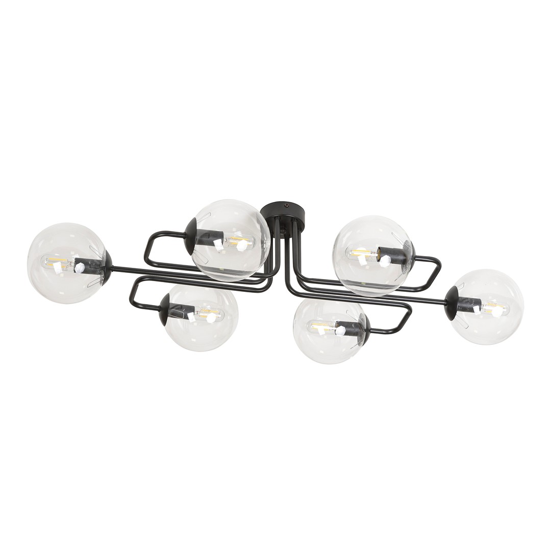 Brendi 93cm Transparent deckenleuchte Von Emibig Lighting - Brendi ist eine Deckenleuchtenserie, die sowohl in moderne als auch in traditionellere Innenr&auml;ume perfekt passt.