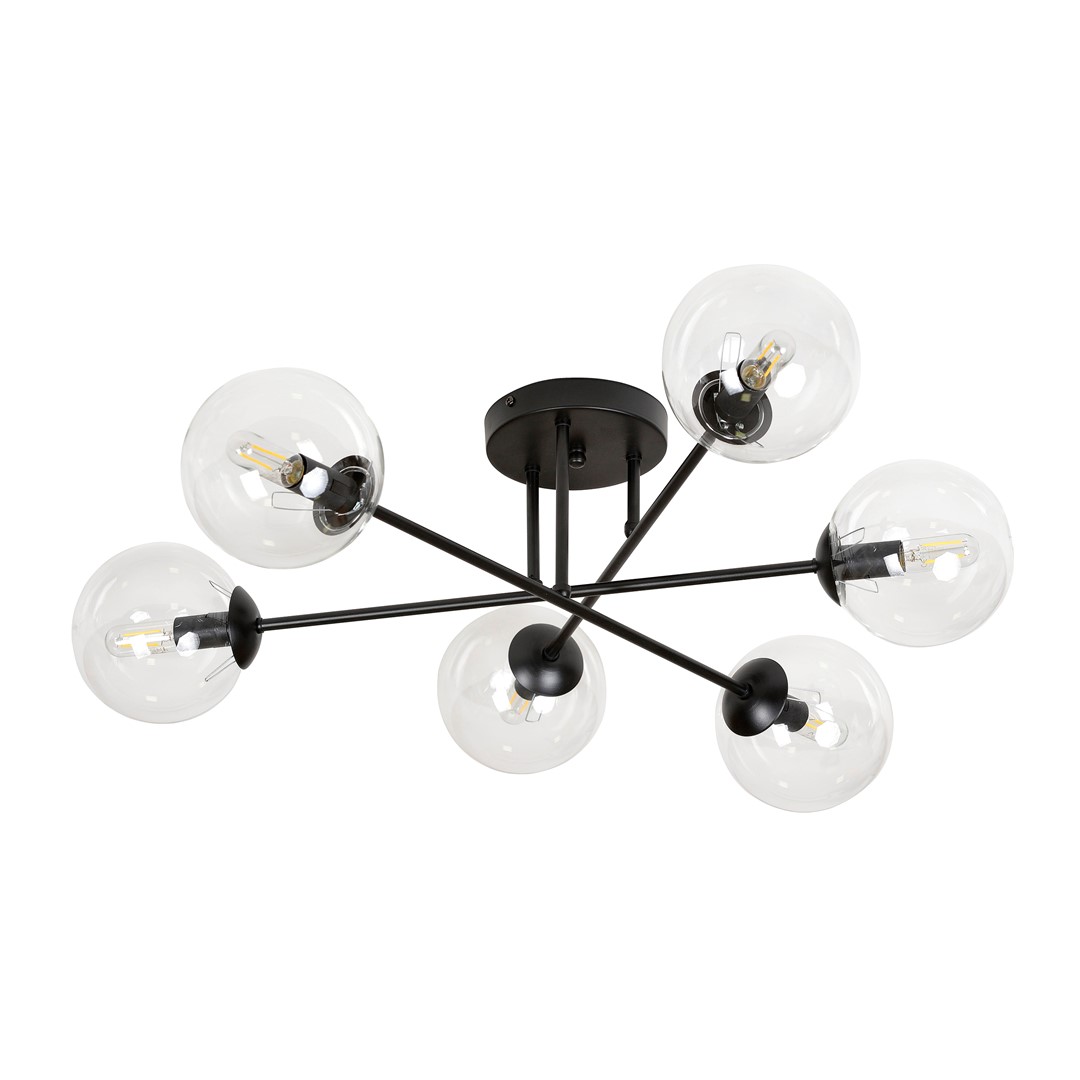 Brendi Ø75 Transparent deckenleuchte Von Emibig Lighting - Mit diesen Deckenleuchten leuchten Sie auch große Räume optimal aus.