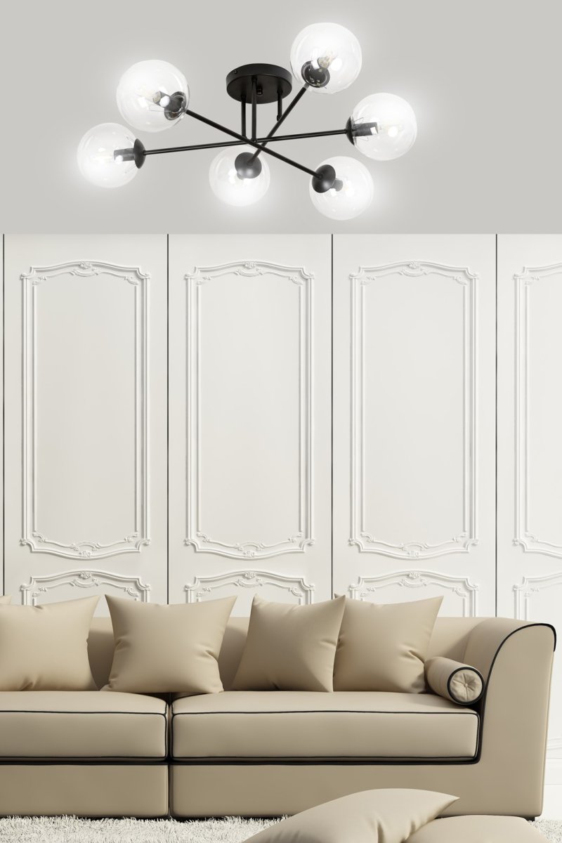 Brendi Ø75 Transparent deckenleuchte Von Emibig Lighting - Mit diesen Deckenleuchten leuchten Sie auch große Räume optimal aus.