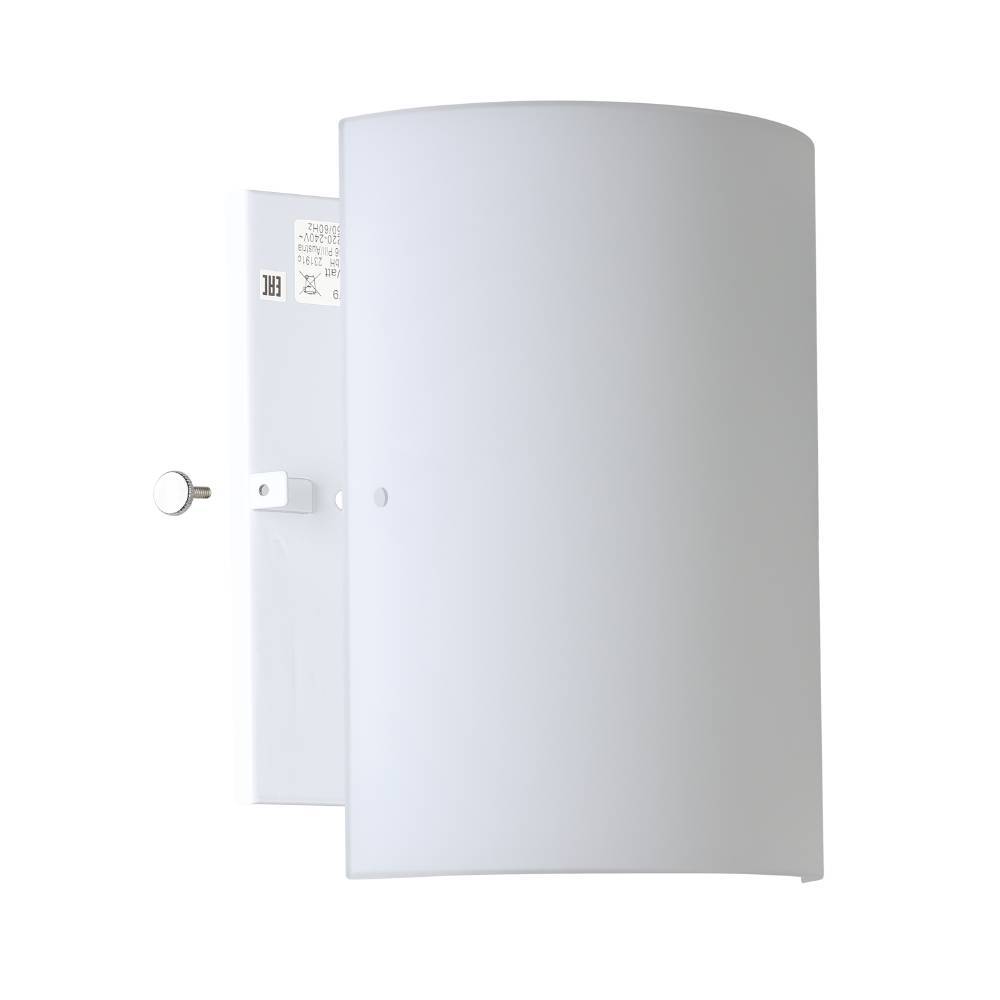 Troy 18cm Weiß wandlampe Von Eglo - Mit ihrem wei&szlig;en Schirm verbreitet sie ein sanftes und angenehmes Licht, perfekt um im Flur, Wohnzimmer oder Schlafzimmer eine ruhige und einladende Atmosph&auml;re zu schaffen.