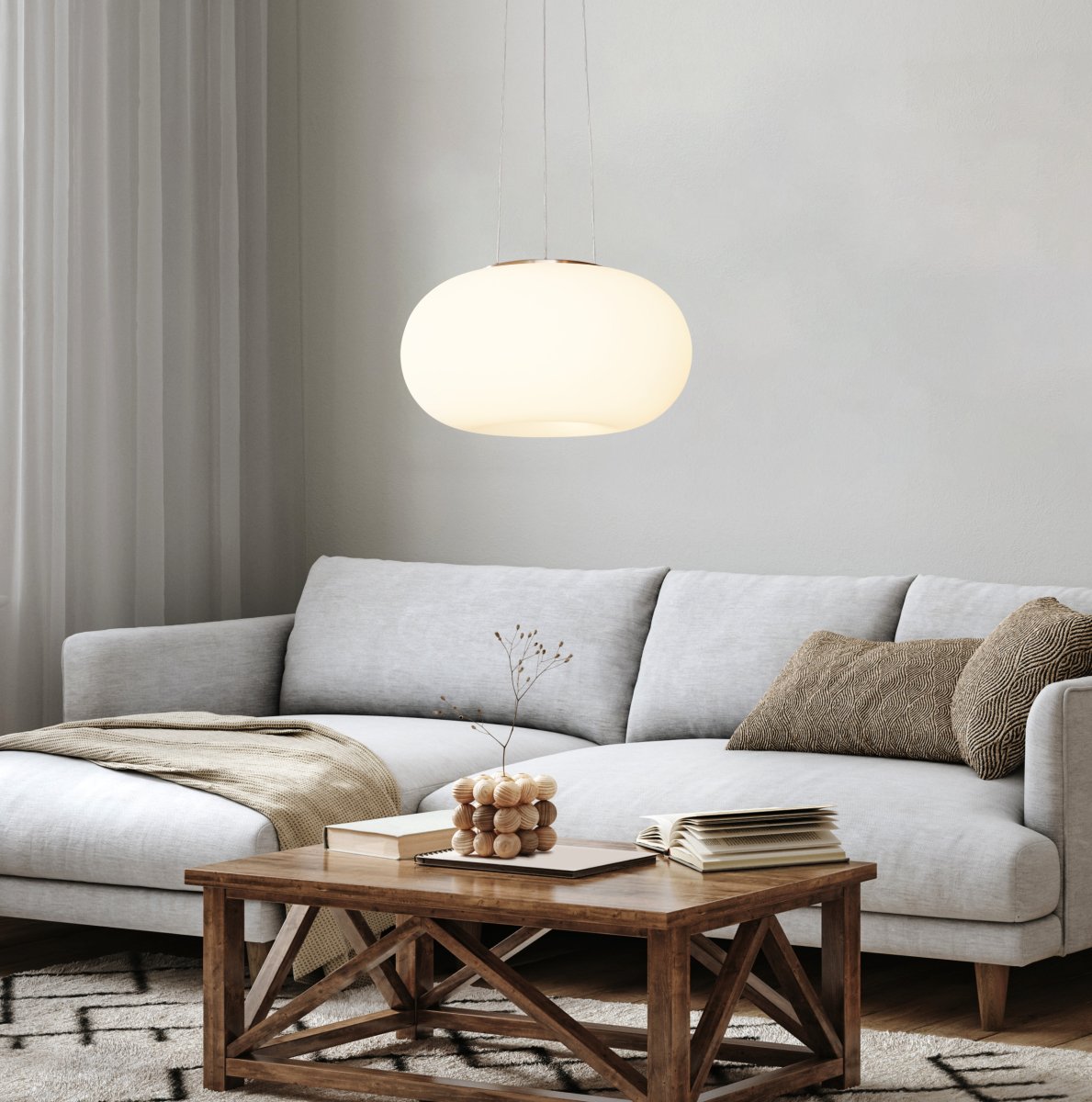 Optica Ø37 Weiß hängelampe Von Eglo - Die Pendelleuchte Optica ist eine moderne und stilvolle Deckenleuchte, die ein sanftes und angenehmes Licht im Raum verbreitet.