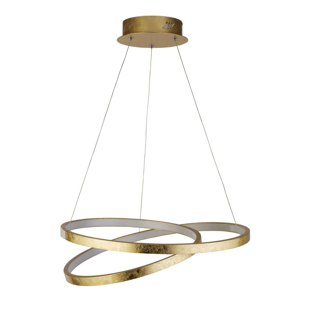 Float Ø47 Gold hängelampe Von Searchlight - Float ist eine elegante Pendelleuchte, die Luxus und Funktionalität vereint – perfekt für moderne und klassische Innenräume.