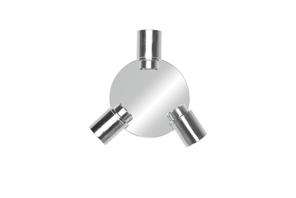 Angelo Ø20 Chrom badezimmerlampe Von Trio Lighting - Dieser klassische Strahler bietet gerichtetes Licht und verfügt über stufenlos verstellbare Schirme, perfekt zum Hervorheben von Details in Wohnzimmern und Badezimmern.