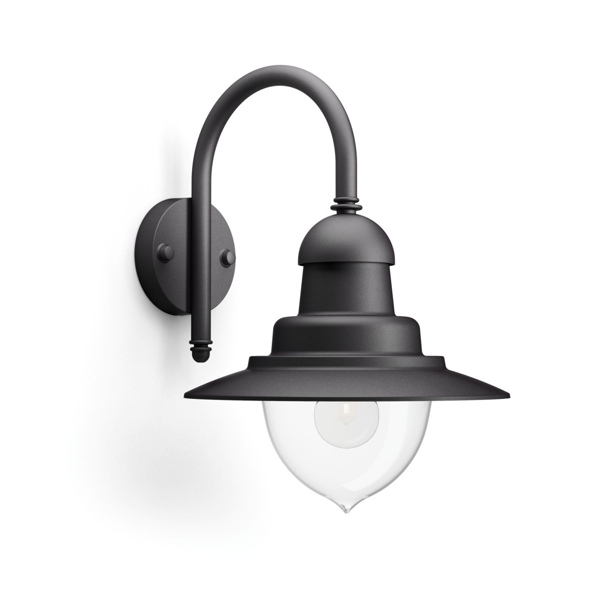 Raindrop Schwarz außenlampe Von Philips - Schaffen Sie eine authentische Außenatmosphäre mit dieser wunderschönen Raindrop-Wandleuchte in Schwarz von Philips.