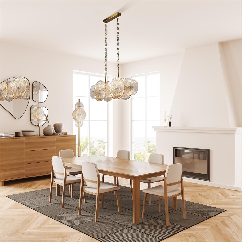 Wagon Wheel 90cm Bronze hängelampe Von Searchlight - Mit seiner Breite von 90 cm, dem stilvollen Bronze-Finish und den einzigartigen Glasplatten aus klarem und bernsteinfarbenem Glas wird es schnell zum Mittelpunkt des Raumes &ndash; Perfekt &uuml;ber dem Esstisch, in der K&uuml;che oder im Wohnzimmer.
