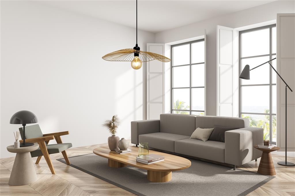 Wave 70cm Gold hängelampe Von Searchlight - Wave ist eine elegante Deckenleuchte mit ovalem Schirm in Goldoptik, die perfekt in moderne Schlafzimmer, Wohnzimmer oder &uuml;ber den Esstisch passt.