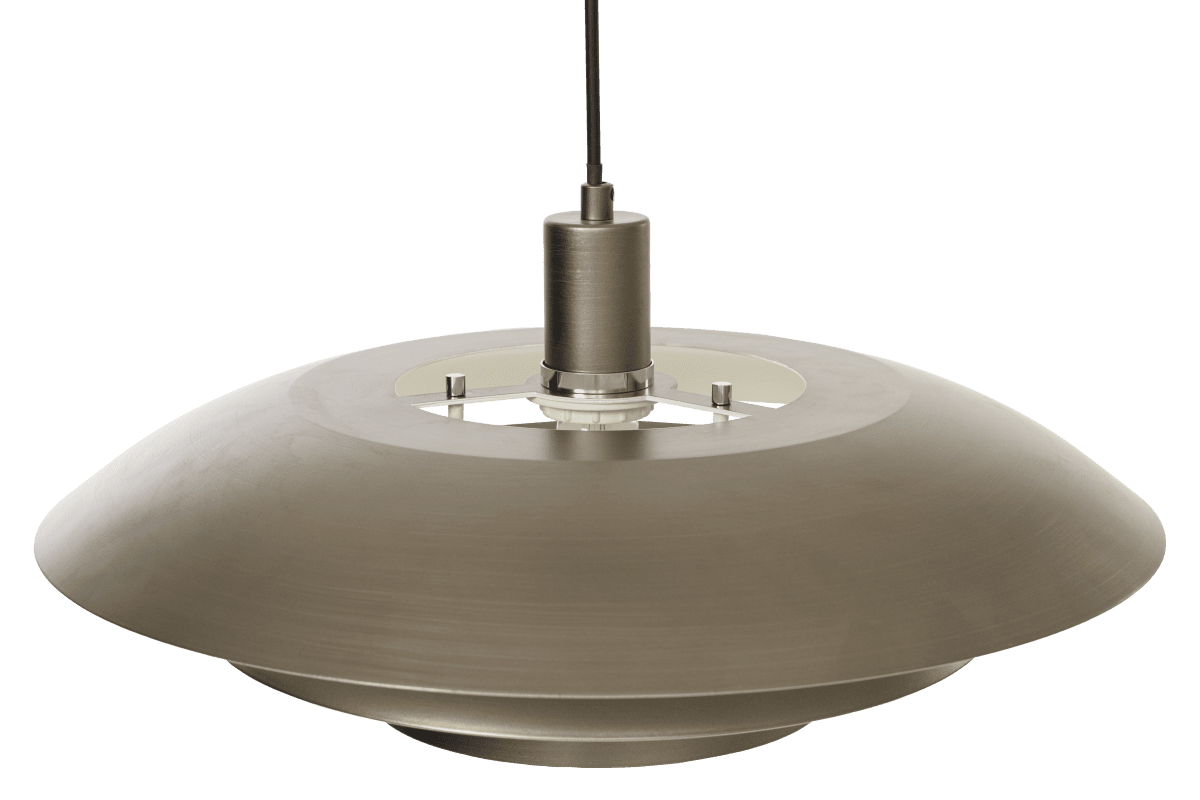 Epsilon 1 Ø45 Zinn hängelampe Von Aneta Lighting - EPSILON ist eine klassische K&uuml;chenpendelleuchte aus Metall.