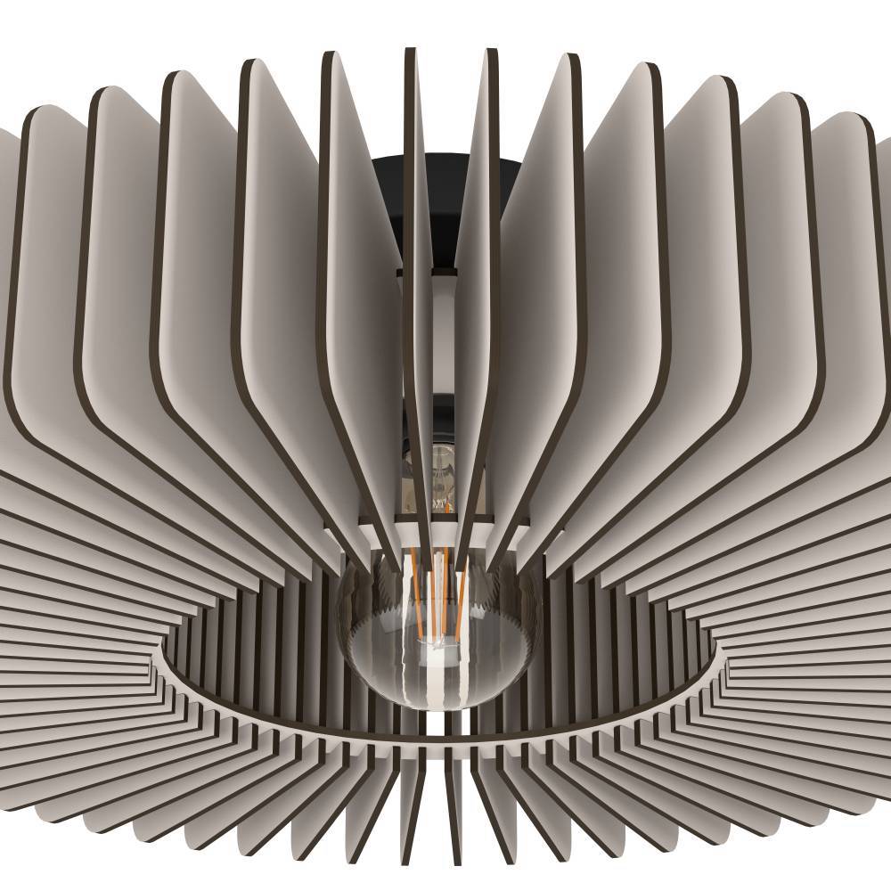 Palombaia Ø50 Grau deckenleuchte Von Eglo - Diese Lampe wurde mit Fokus auf Langlebigkeit und moderne Ästhetik hergestellt und ist sowohl ein Design-Highlight als auch eine umweltfreundliche Wahl.