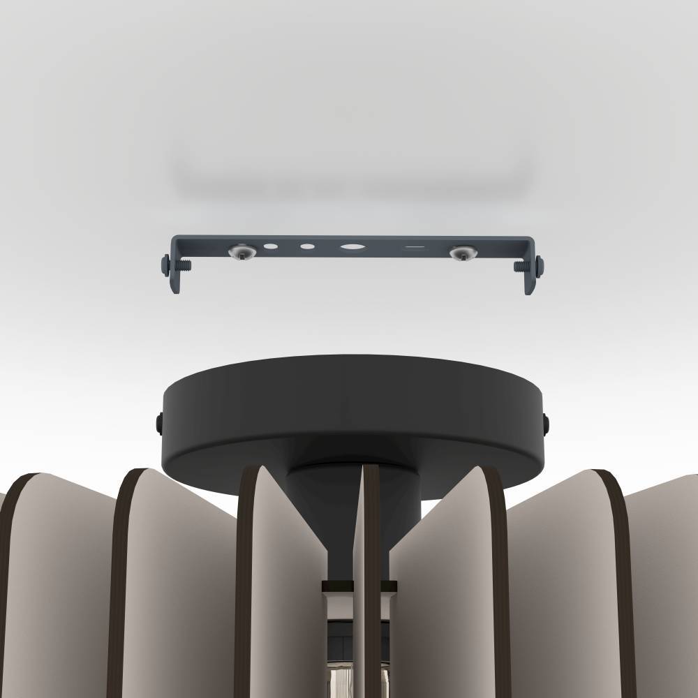 Palombaia Ø50 Grau deckenleuchte Von Eglo - Diese Lampe wurde mit Fokus auf Langlebigkeit und moderne Ästhetik hergestellt und ist sowohl ein Design-Highlight als auch eine umweltfreundliche Wahl.