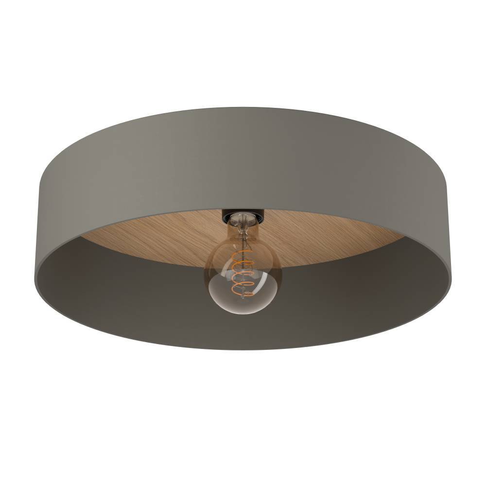 Duaia Ø42 Umber deckenleuchte Von Eglo - eleganter Eindruck und die goldfarbene Innenseite reflektiert das Licht auf sanfte und warme Weise.