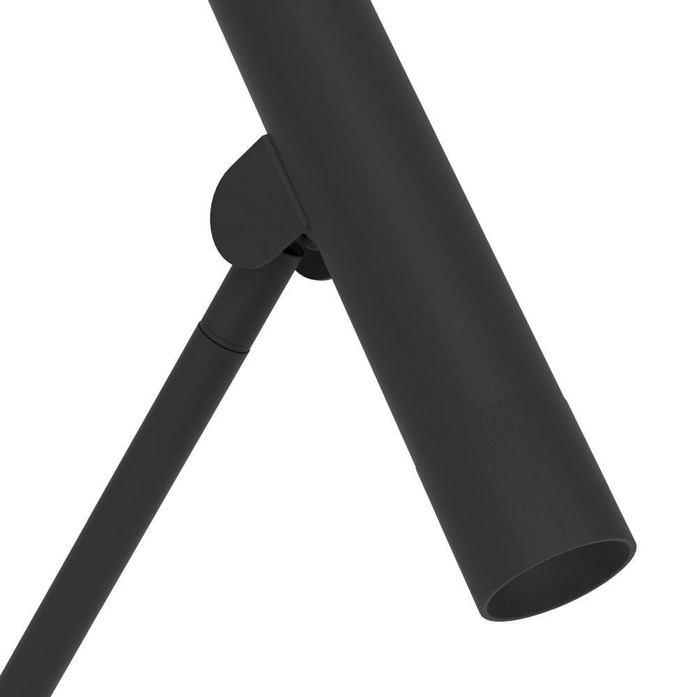 Almudaina Schwarz stehlampe Von Eglo - Durch ihr minimalistisches Design f&uuml;gt sich die Leuchte in jedes Interieur ein und sorgt gleichzeitig f&uuml;r effektvolles und angenehmes Licht.