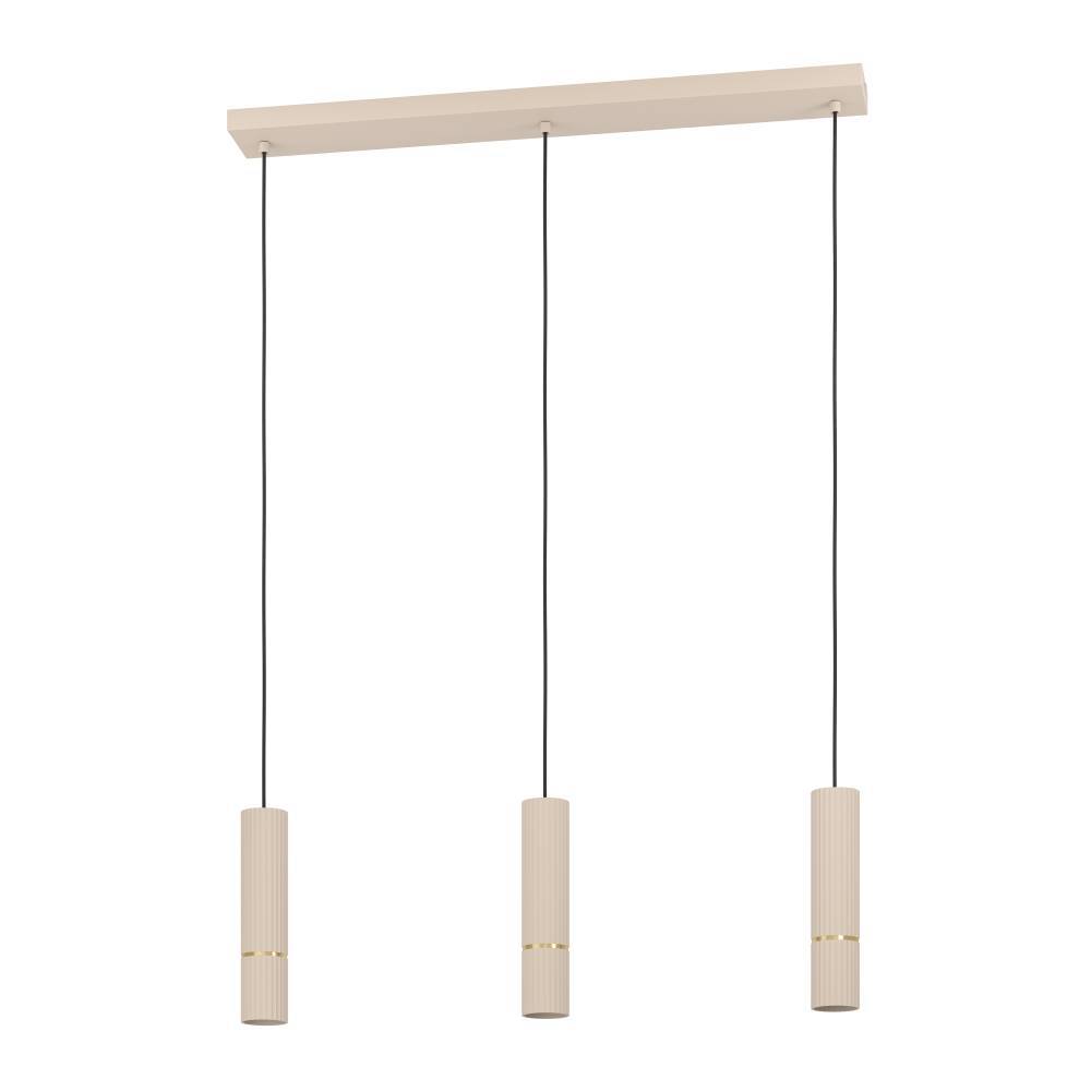 Caminia 77cm Beige hängelampe Von Eglo - Mit ihrem minimalistischen und minimalistischen Design fügt sich die Lampe sowohl in skandinavische als auch in moderne Einrichtungen ein und sorgt für ein angenehmes Licht, das die Atmosphäre im Raum verbessert.