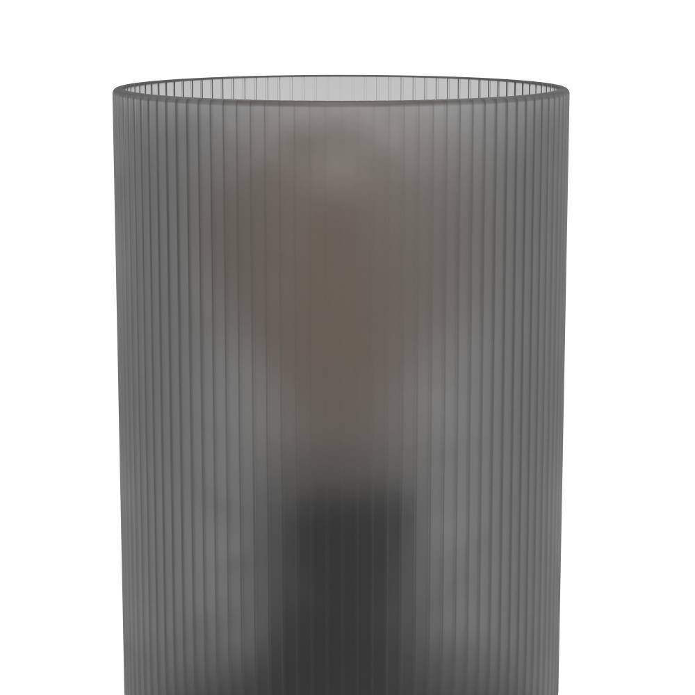 Colomera 20cm Schwarz tischlampe Von Eglo - Das Licht wird durch das halbtransparente Glas gestreut und erzeugt eine sanfte und angenehme Atmosphäre.