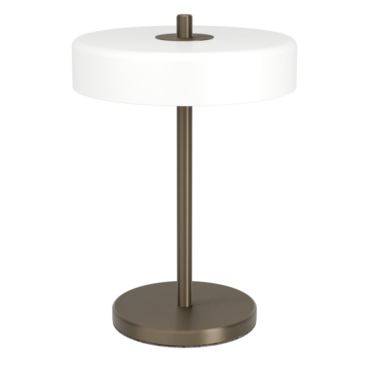 Salve 33cm Bronze tischlampe Von Eglo - Die Tischleuchte Salve besticht durch ihren Metallfu&szlig; in Bronzeoptik und den runden Opalglasschirm, der ihr ein sanftes und angenehmes Aussehen verleiht.