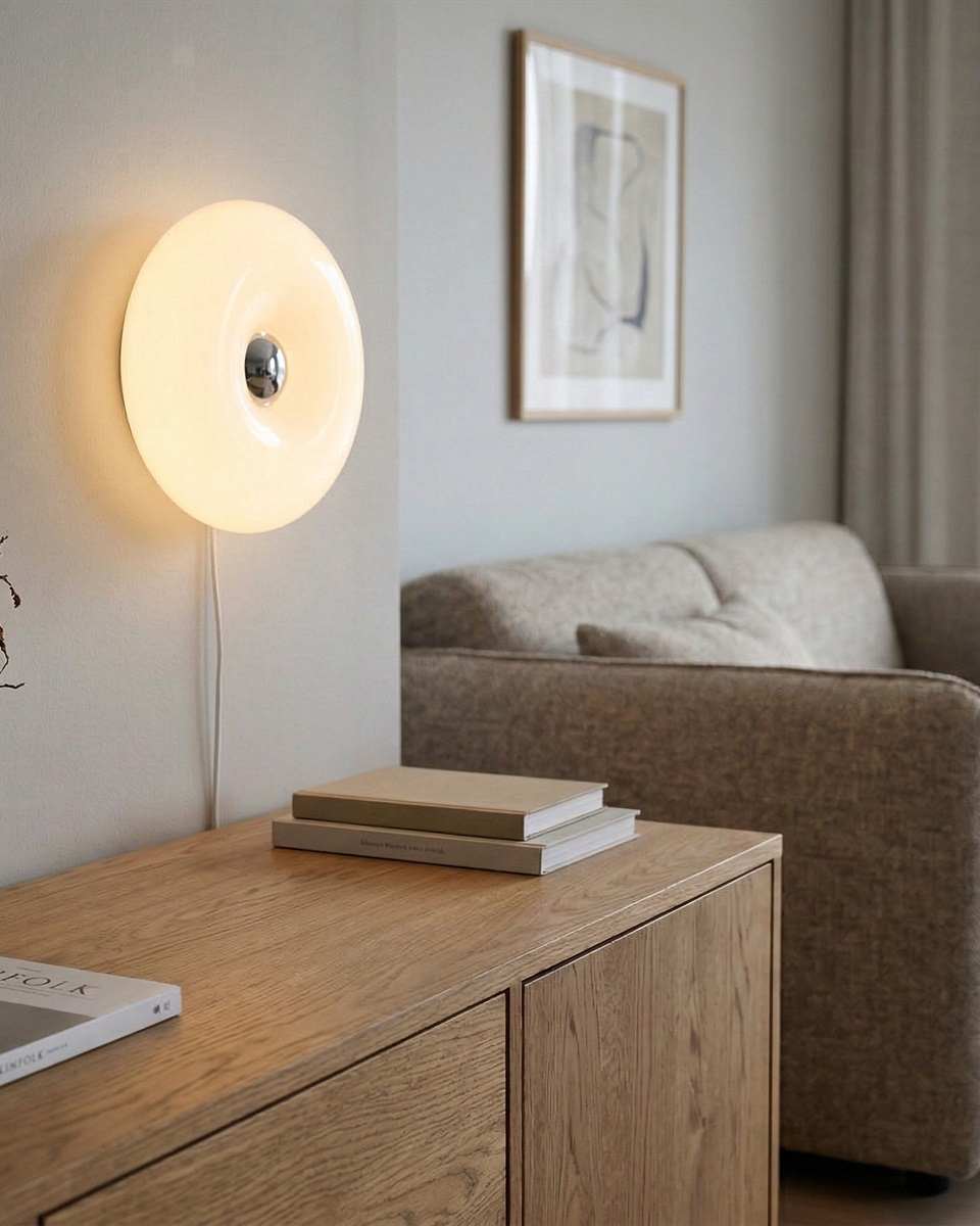 Basile 10cm Weiß tischlampe Von Eglo - Sie kann sowohl als Tisch- als auch als Wandleuchte verwendet werden und bietet somit vielf&auml;ltige Platzierungsm&ouml;glichkeiten.