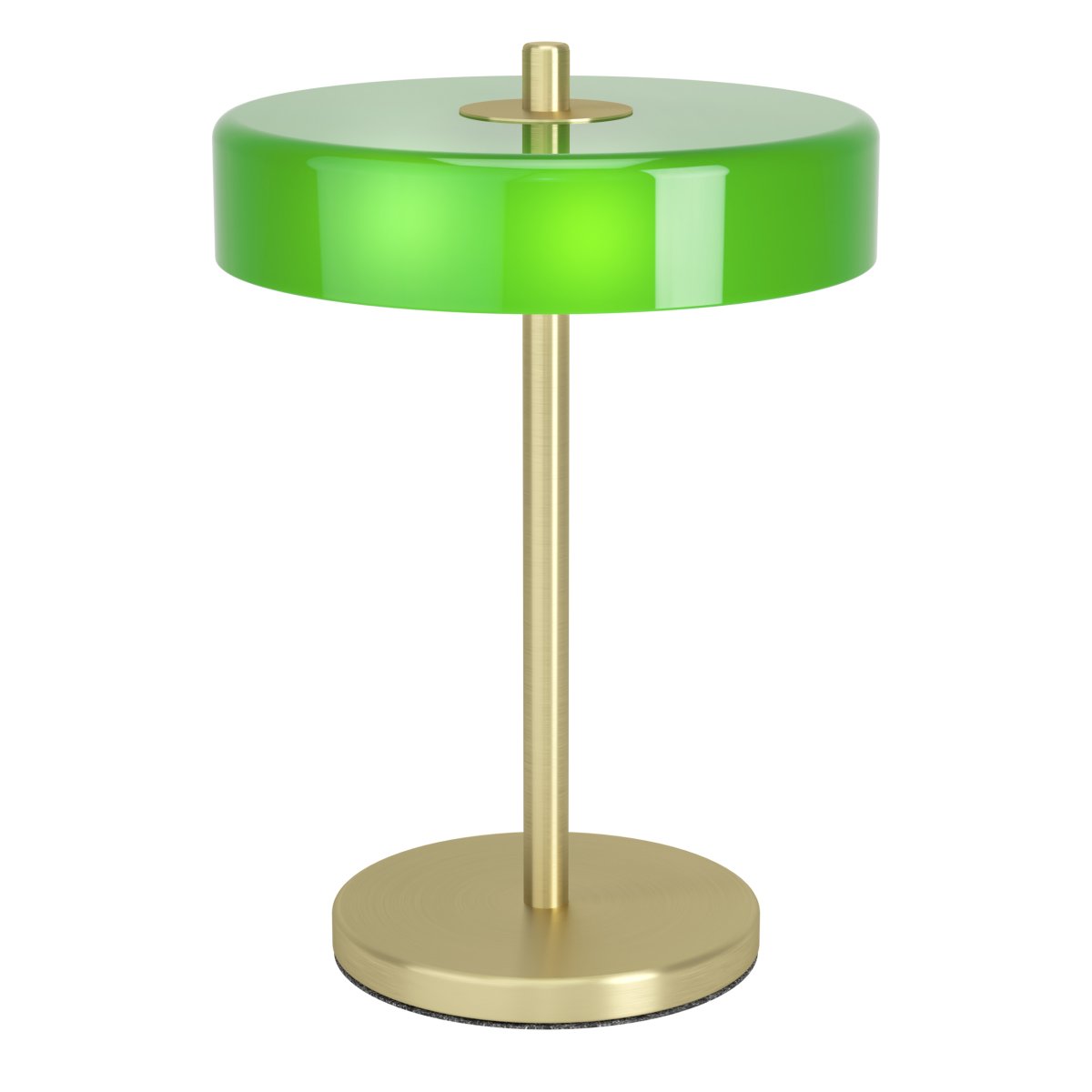 Salve 33cm Messing tischlampe Von Eglo - Die Tischleuchte Salve besticht durch ihren Metallfuß in Messingoptik und den runden, grünen Glasschirm, der ihr ein sanftes und angenehmes Aussehen verleiht.