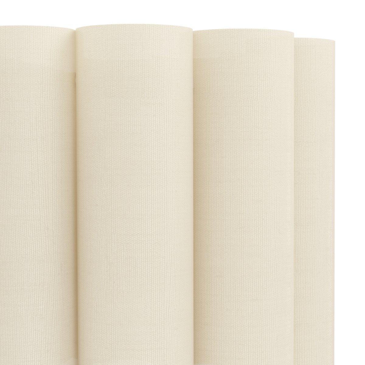 Collegrilli 17cm Beige wandlampe Von Eglo - Der Schirm besteht aus mehreren sanft geschwungenen Textilsegmenten, die sich überlappen und so eine effektvolle Tiefe erzeugen.