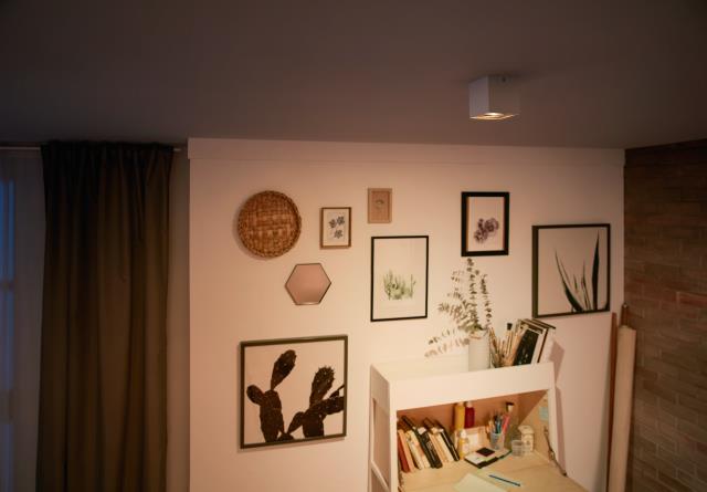 Box Weiß spotlight Von Philips - Passen Sie die Atmosphäre des Raumes der Aktivität an.