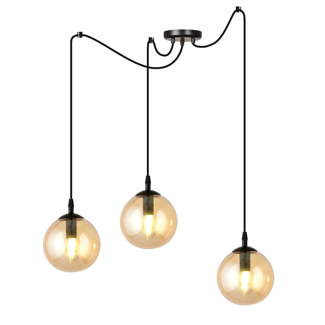 Gigi 42cm Bernstein hängelampe Von Emibig Lighting - Gigi ist eine Serie zeitloser Deckenlampen.