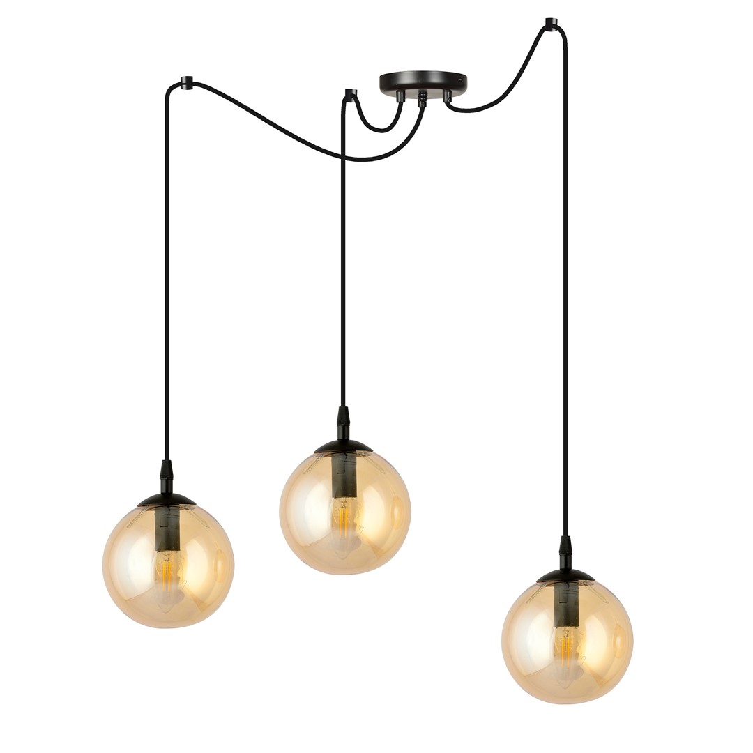 Gigi 42cm Bernstein hängelampe Von Emibig Lighting - Gigi ist eine Serie zeitloser Deckenlampen.