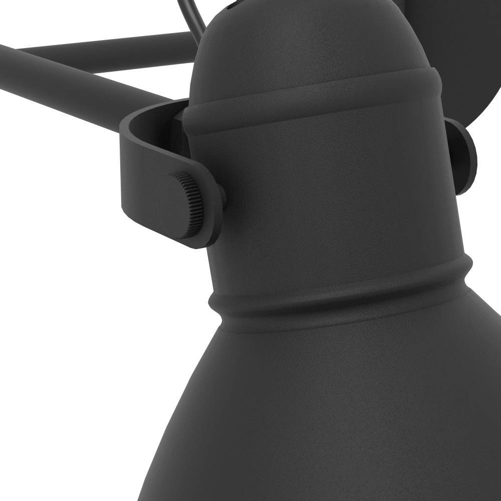 San Peri Ø15 Schwarz wandlampe Von Eglo - Sein minimalistisches Design und sein moderner Look passen zu den meisten Einrichtungsstilen und sorgen gleichzeitig für ein gerichtetes und angenehmes Licht.