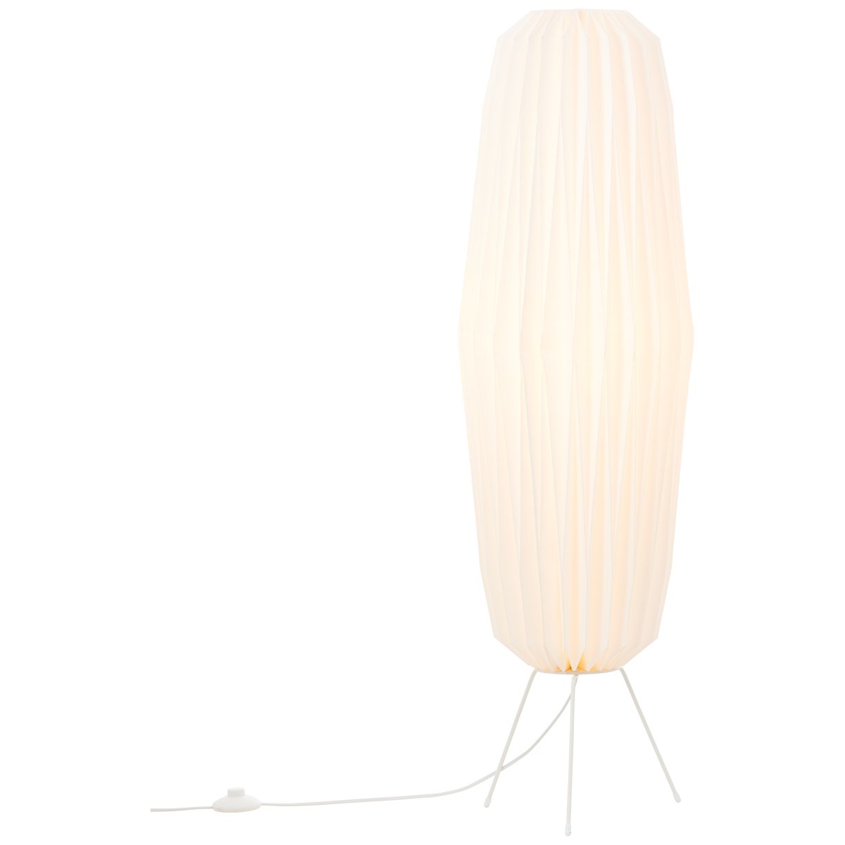 June stehlampe Von Brilliant - Ob &uuml;ber dem Esstisch, in der K&uuml;che oder im Wohnzimmer &ndash; June ist ein dekoratives Element, das gleichzeitig ein angenehmes und einladendes Licht verbreitet.