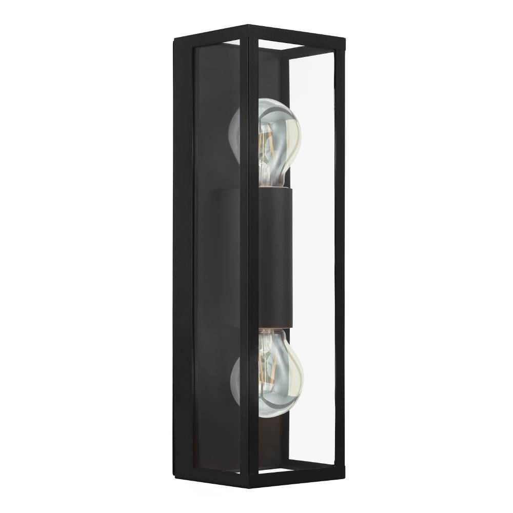 Zoombild von Amezola 38cm Schwarz badezimmerlampe Von Eglo - Diese Lampe eignet sich für alle, die ein modernes und zeitloses Einrichtungsdetail wünschen, das den Gesamteindruck Ihres Zuhauses aufwertet.