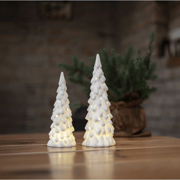 Vinter 26cm Weiß Von Star Trading - Die B&auml;ume werden im Zweier-Set verkauft.