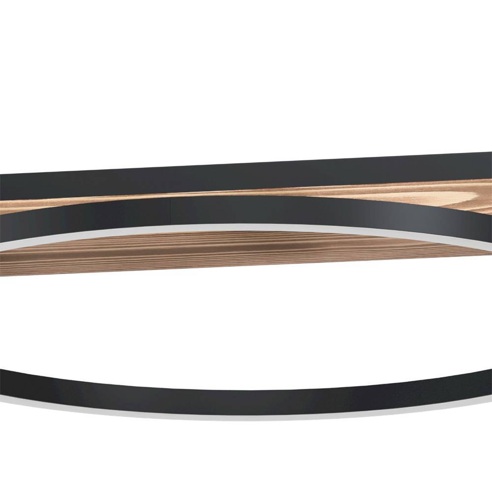 Boyal 100cm Schwarz hängelampe Von Eglo - Das einzigartige Design erzeugt einen edlen Ausdruck und verleiht dem Raum ein weiches und angenehmes Licht.